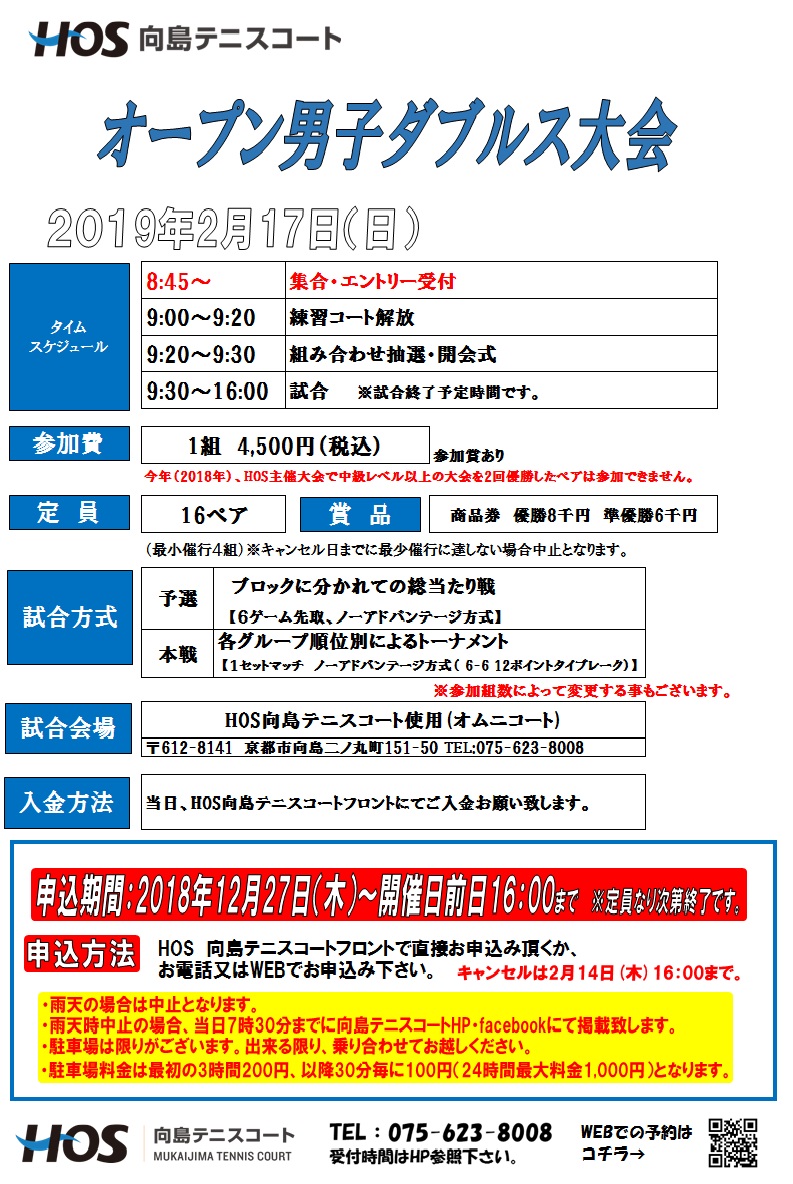 2019.2OP男子ダブルス