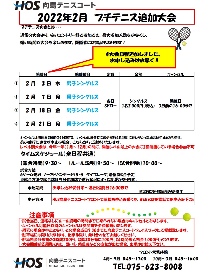 2022.2プチ追加大会